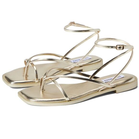 Steve Madden Shoes - Steve Madden Agree Sandal in Gold Women's Shoes